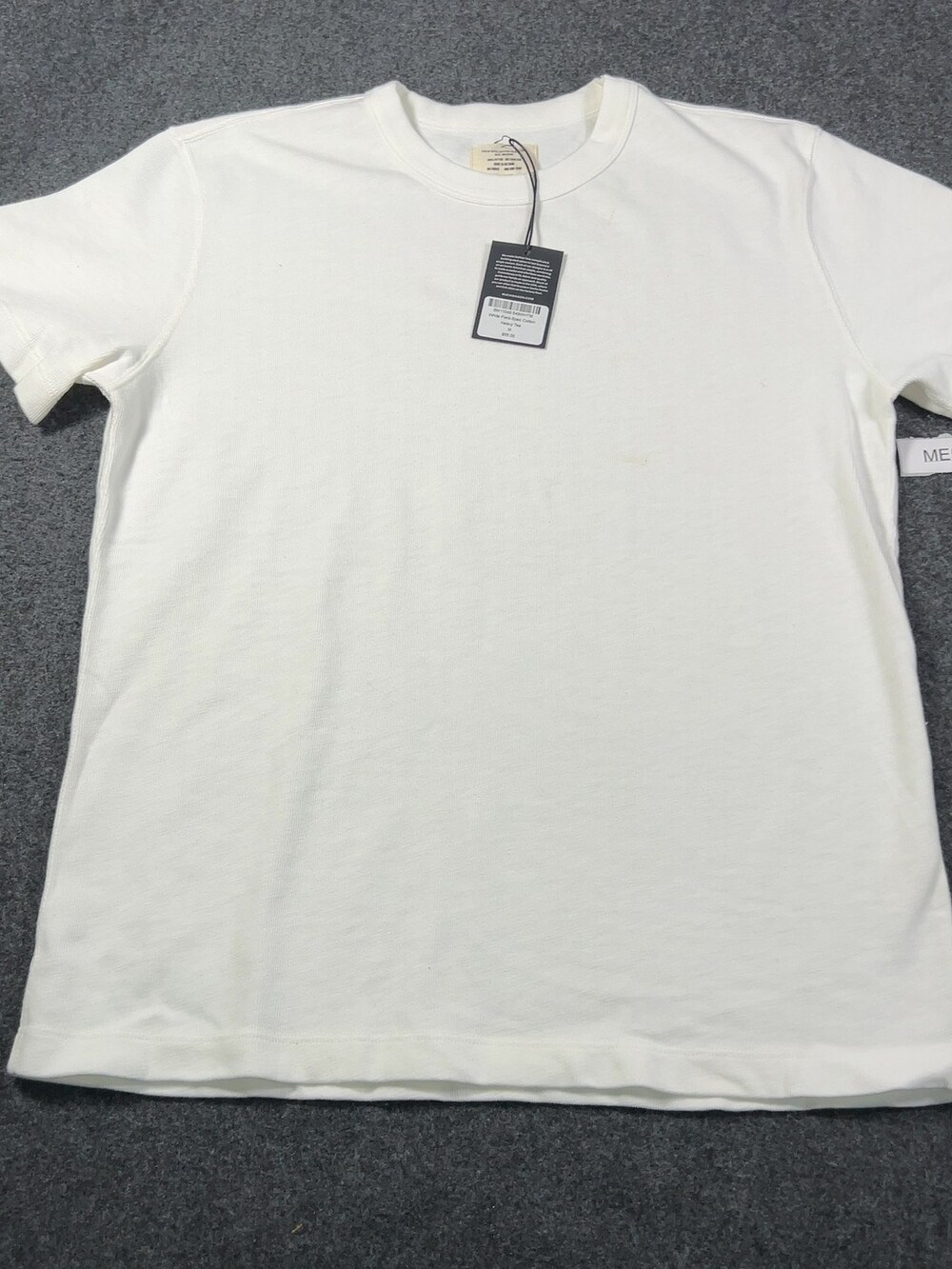 Buck Mason White Field-Spec Cotton Heavy Tee Mens Sz Medium NWI Msrp55 [ME5]